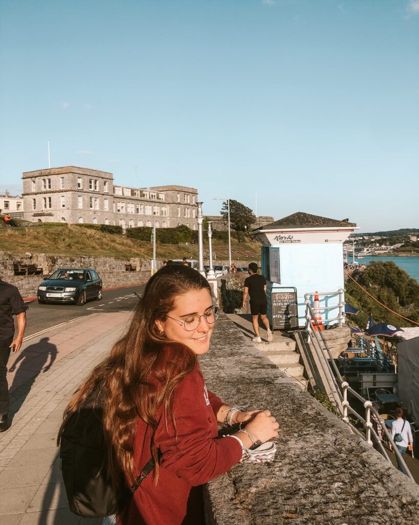 plymouth england walk hoe park plymouth sound