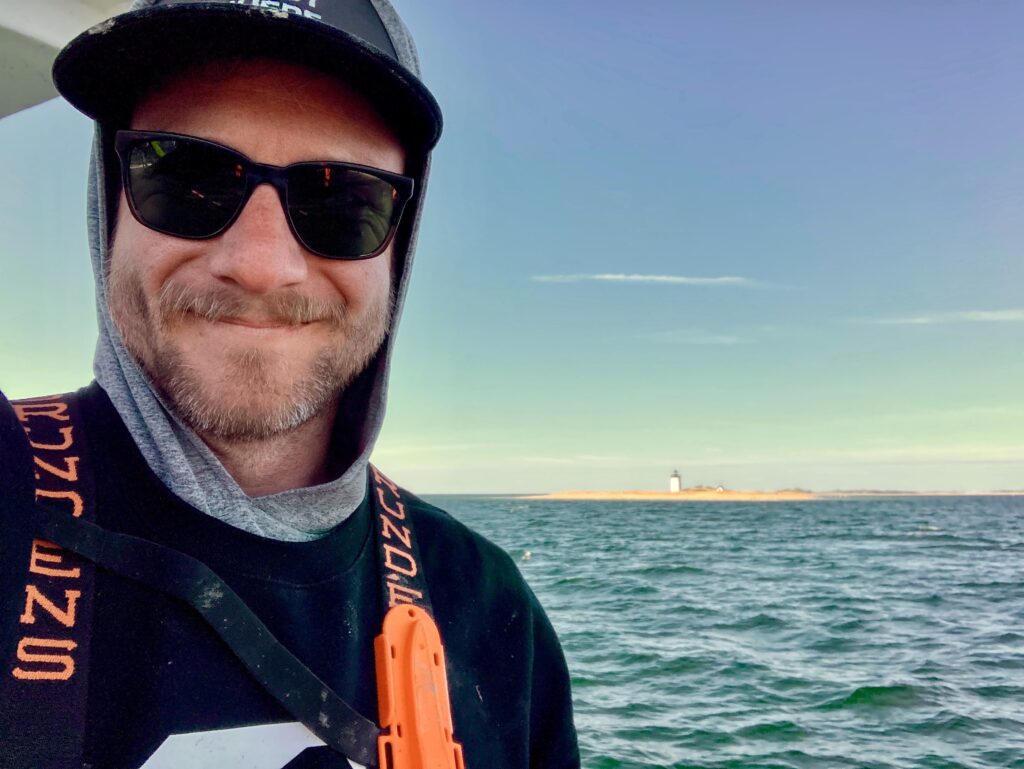 fritz mcgirr working on a boat