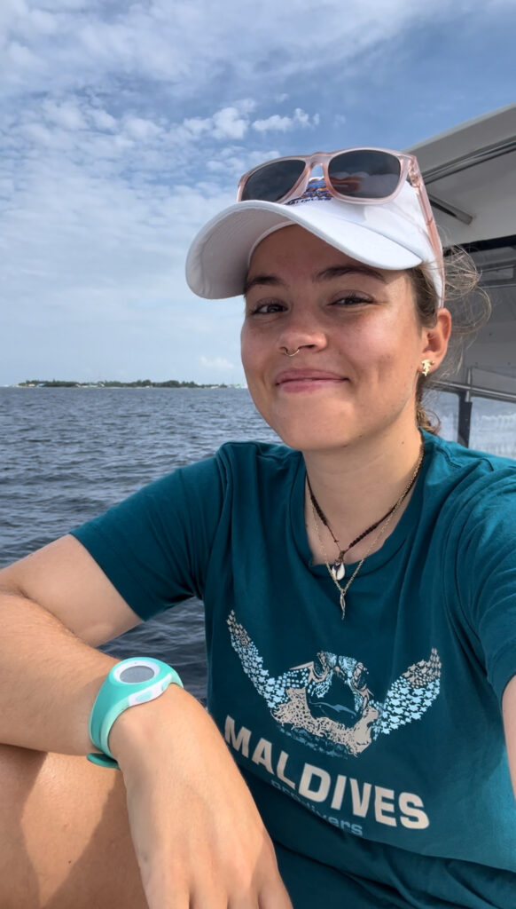 conservation queen camille lasbleiz maldives snorkel guide