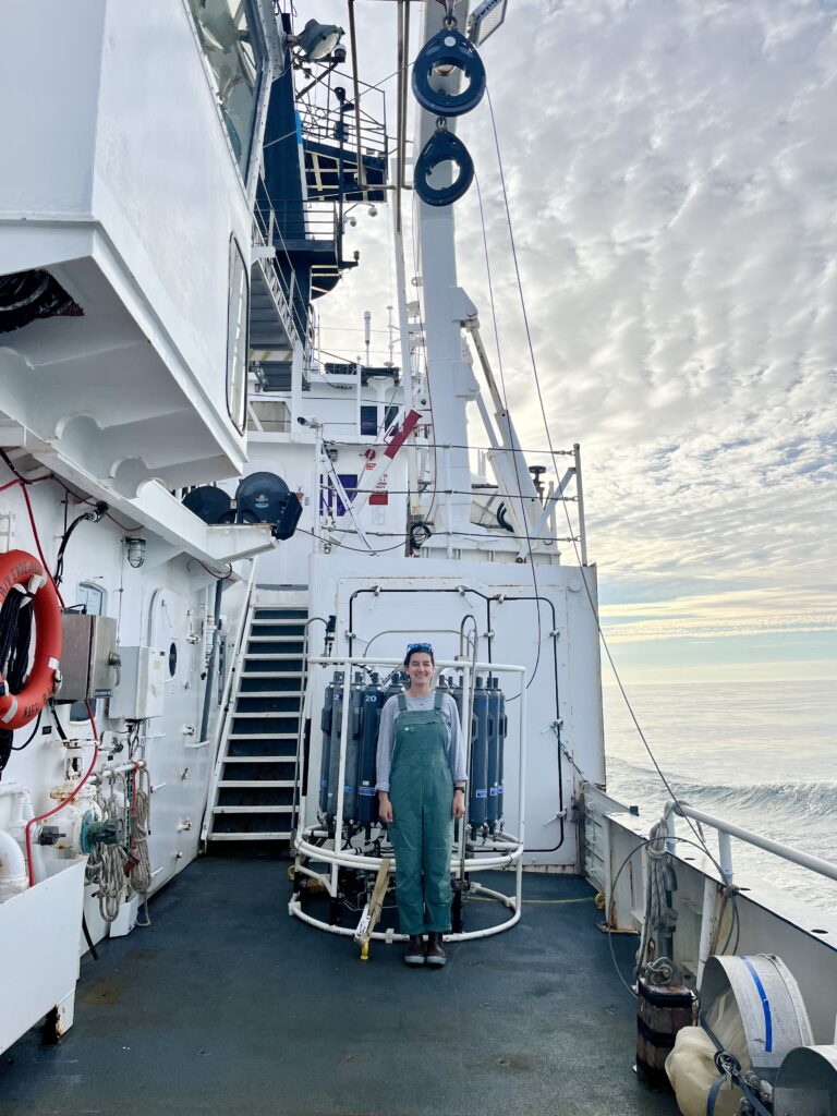 jacqueline rosa on an oceanography research vessel